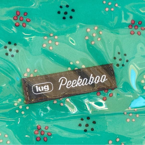 Lug Peekaboo Clearview Tote (Bouquet Yellow) NWOT - Picture 3 of 5